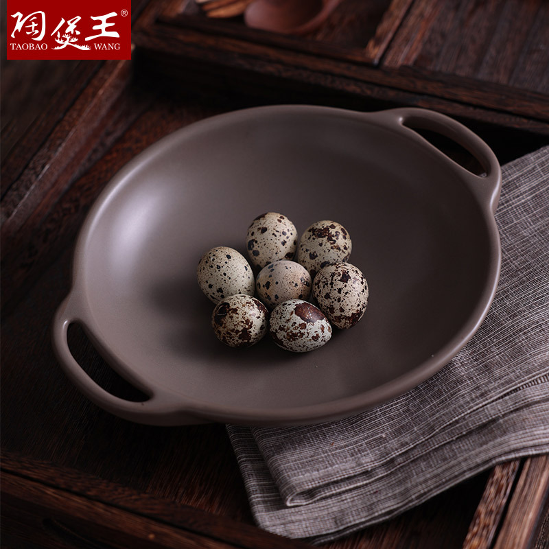Tao Bao Wang French Fuxing Dry Pot Dry Pot Dishes Ceramic Clay Pot Shallow Pot Application Scenario