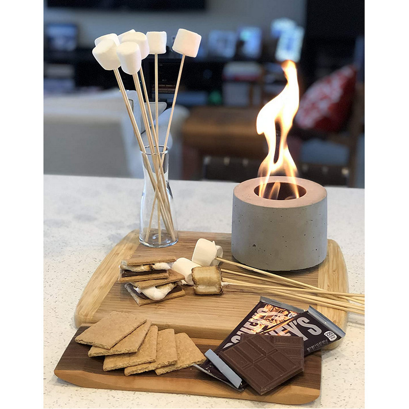 Table top alcohol burner domestic non - carbon small stove heating furnace round cement furnace details Picture