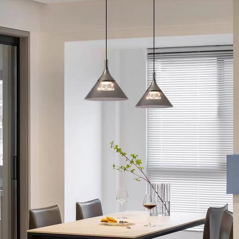 Bedside Chandelier Modern Simple Light Luxury Minimalist Net Red Bedroom Study Restaurant Bar Long Line Can Lift Small Chandelier Specification drawing