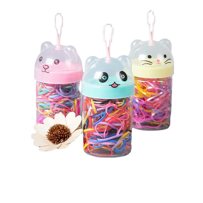 Korean Version Of The Color Children's Small Rubber Band Manufacturers For Disposable Hair Band Strong Pull Continuous Hair Accessories Female Rubber Band Wholesale Item Picture