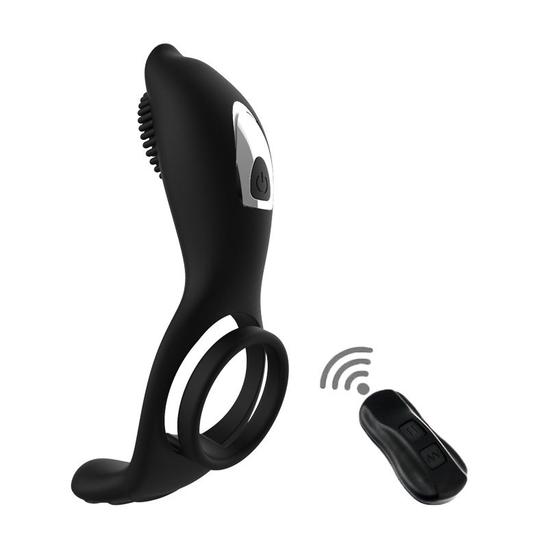 Wireless Remote Control Rabbit Lock Ring Male And Female Share Vibratory Ring Female Stem Set Ring Adult Sex Toys Specification drawing