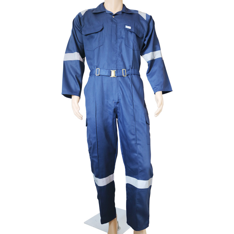 FLYTON连体工作服反光条棉涤工厂批发制服