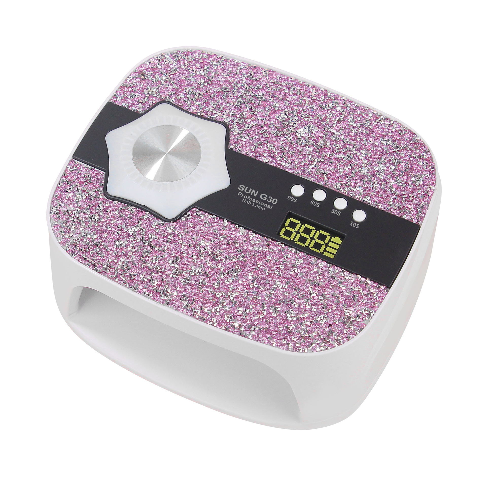 New SUN G30 diamond-encrusted nail lamp, high-power nail polish glue baking lamp, rechargeable nail light therapy machine for nail art Application Scenario