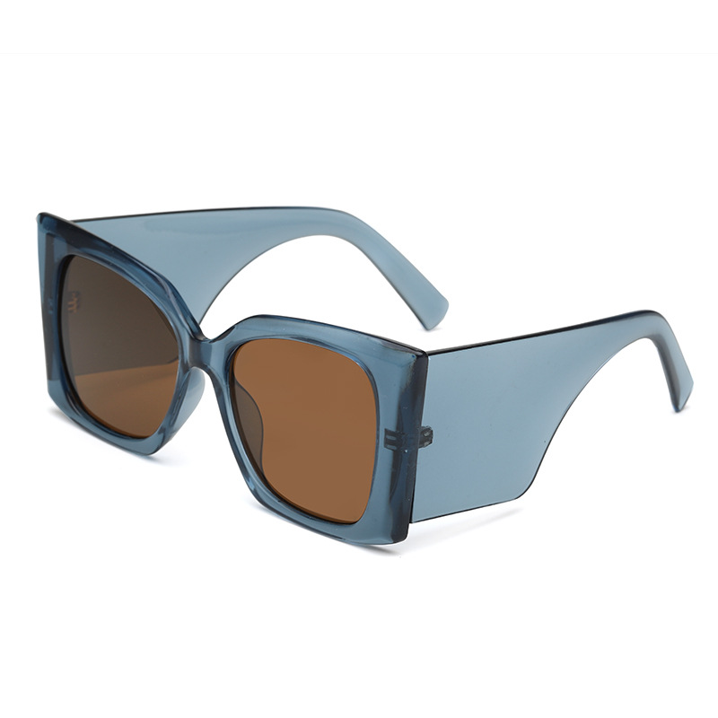 Large-frame and thick-frame 8001 personalized and fashionable sunglasses, unisex, European, American and Korean version of niche UV-protective sunglasses