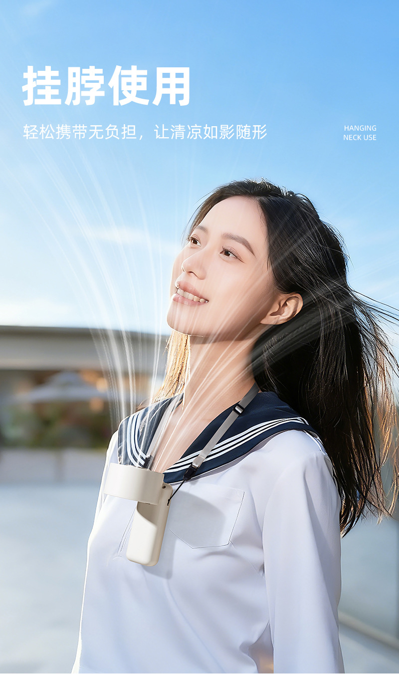 2026 New handheld high-speed ice pack cooling fan with semiconductor digital display mini outdoor portable folding fan pic 11