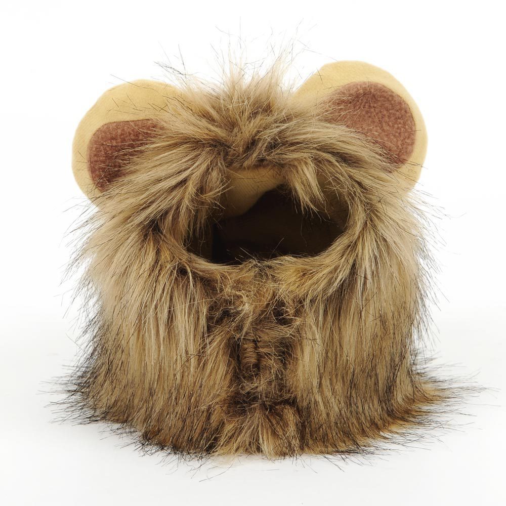 Halloween Dress Up Cats And Dogs Selling Cute Universal Adjustable Velcro Autumn And Winter Lion Pet Hat Item Picture