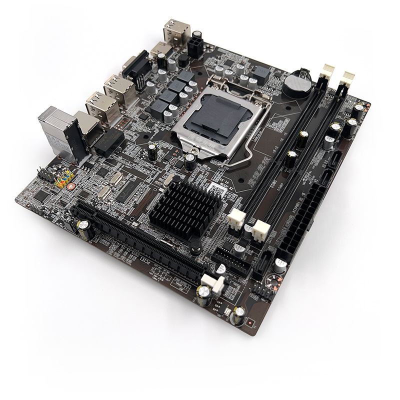 全新鹰捷主板 H55 1156 针 DDR3集成声卡显卡网卡支持一代i5 i7