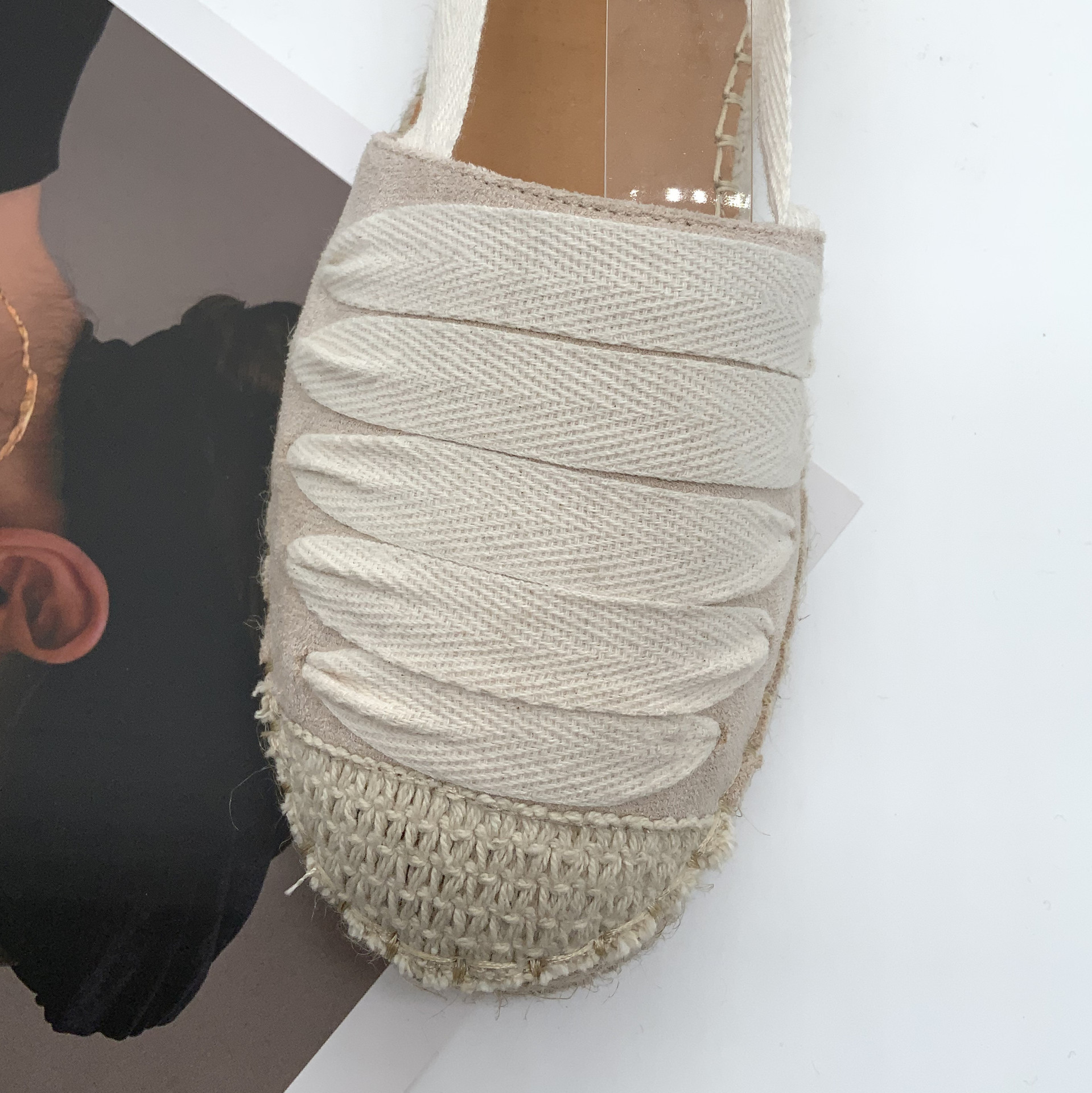 2022 New Foreign Trade Single Shoe Strap Simple Casual All Fashion Comfortable Sandals Women's Craft Shoes Guangzhou Women's Shoes details Picture