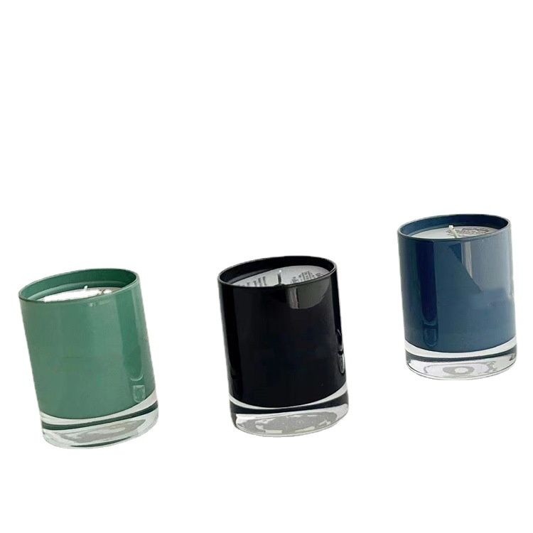 熏香蜡烛玻璃/蜡烛/工艺蜡烛白底实物图