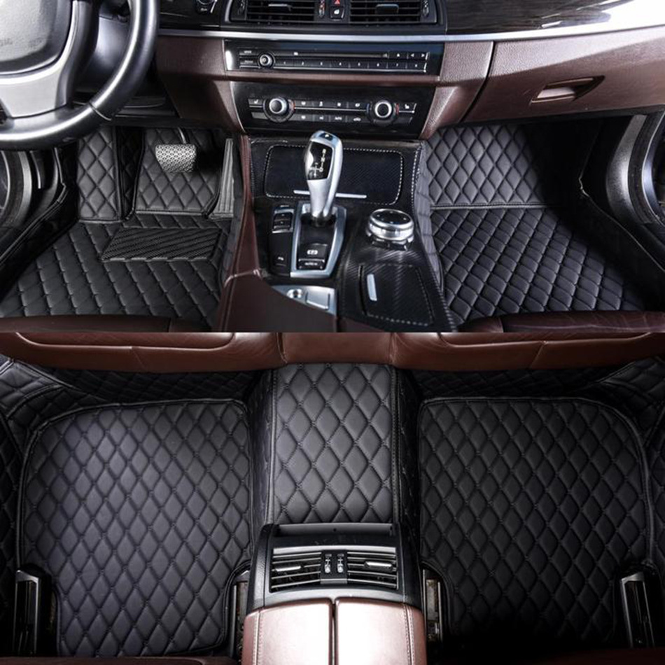 Car floor MATS, fully enclosed leather left and right driving floor MATS, specially designed for vehicles, cross-border e-commerce, one-piece consignment, factory wholesale details Picture