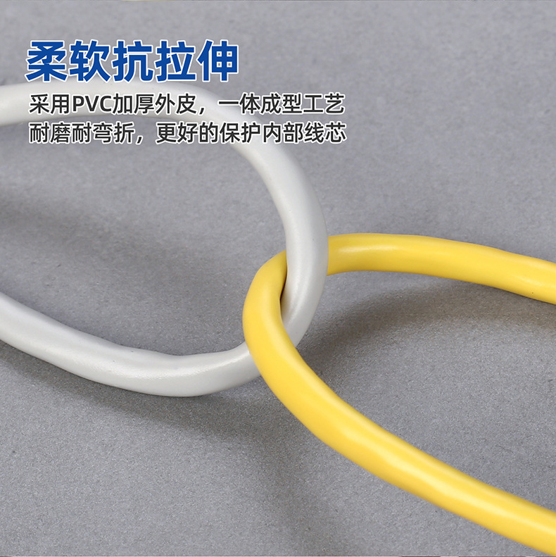 超五类网线现货成品8芯双绞CAT5E网络跳线机柜机顶盒配送线1.5米详情9