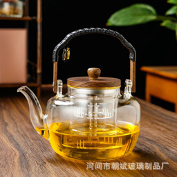 电陶炉煮茶壶玻璃耐高温电陶炉蒸煮茶壶耐热围炉家用提梁水壶加厚详情14