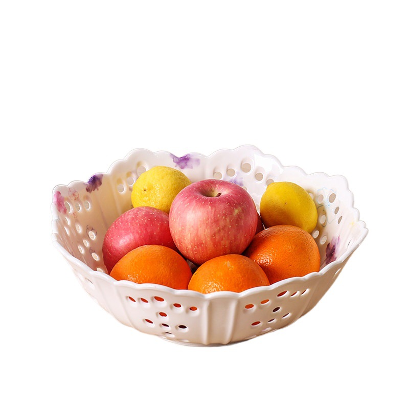 创意仿瓷水果白底实物图