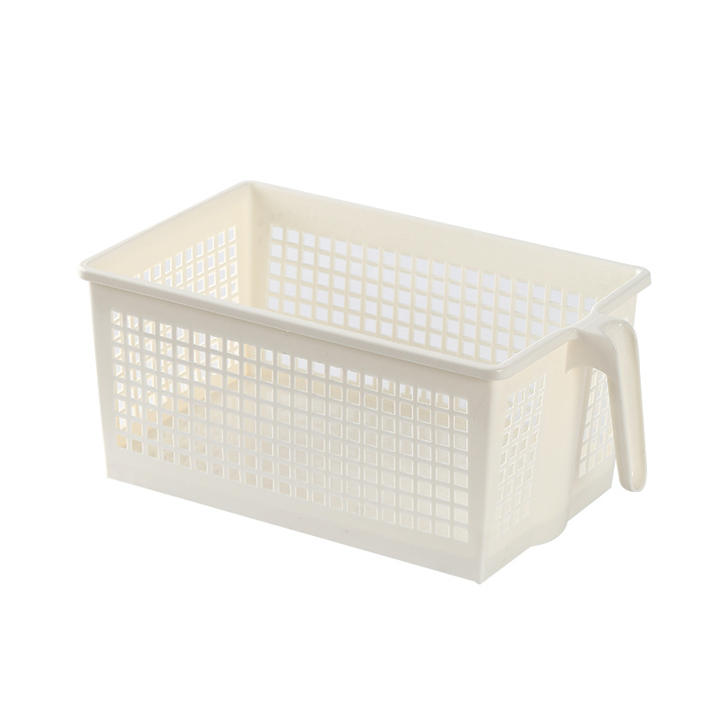 Japanese Hollow Storage Basket Household Refrigerator Storage Box Kitchen Sundries Snacks Storage Basket Desktop Storage Basket Item Picture