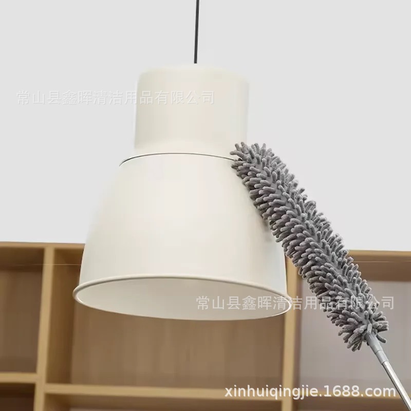 Chenille duster, cross-border fiber duster, 2.8-meter ceiling duster brush, Chenille non-feather duster Specification image