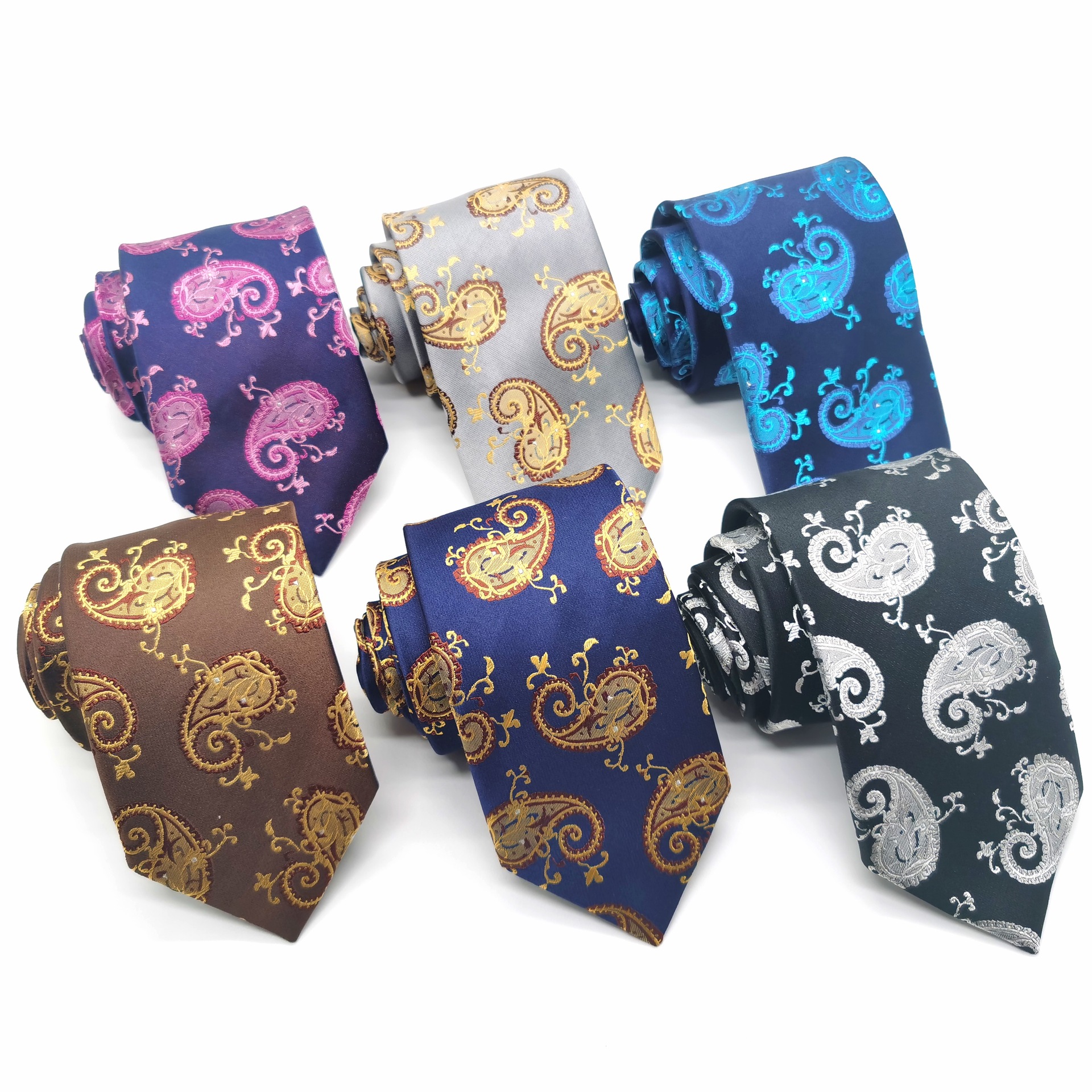 100% silk tie factory pattern customization men's business suit mulberry silk tie LOGO high-end customization Application Scenario