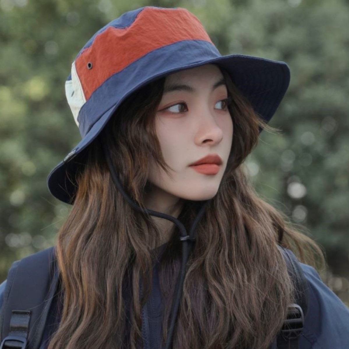 Summer New Japanese Combination Color Sunscreen Fisherman Hat Women Quick Dry Everything Can Be Accommodated Outdoor Mountaineering Tourism Visor details Picture