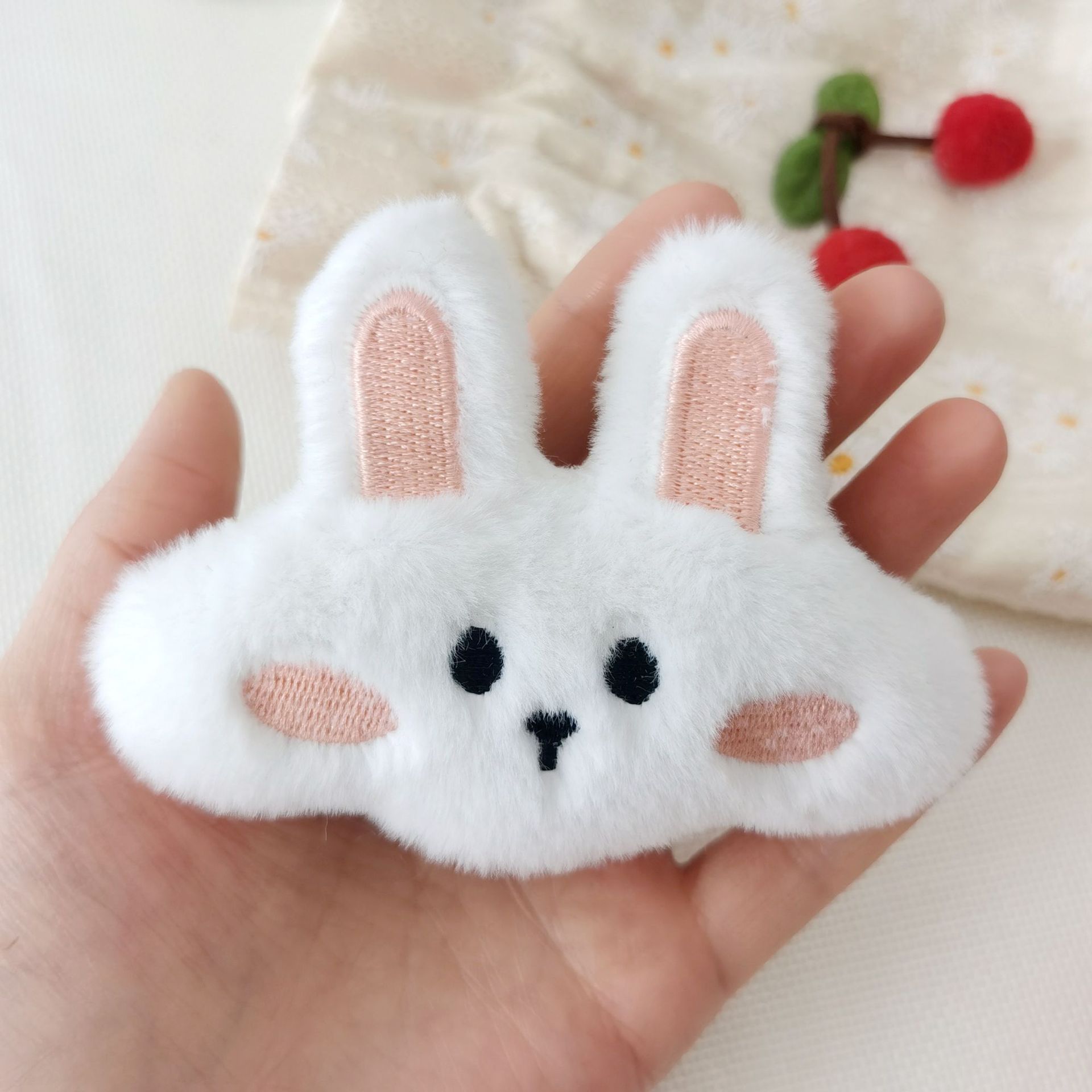 Sea Jump Accessories Plush Cartoon Bunny Love Ears Hair Clip Hair Head Accessories Diy Bag Hat Shoes Socks Specification drawing