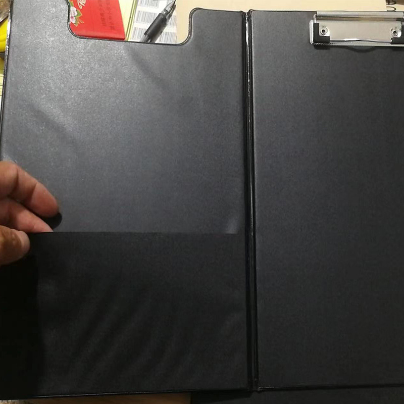 The manufacturer supplies A4pvc double-page board clamps, writing pads, test papers, materials and folders in stock for wholesale Application Scenario