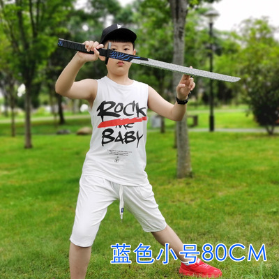 Assassin Wu67-567 Magic Knife Thousand Blade Weapon Large Costume Props 61 Birthday Gift Rubber Sword Model details Picture