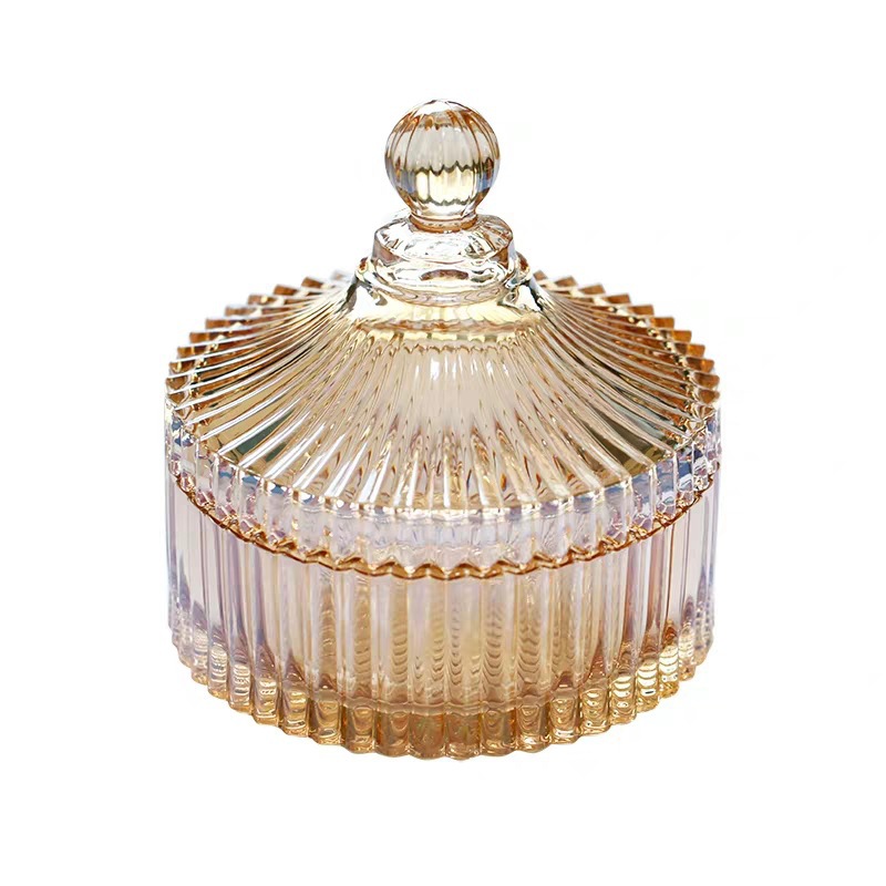 European-style glass candy jar Item Picture