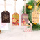 新款圣诞装饰品 创意木质彩绘圣诞小树装饰挂件 圣诞节小木牌批发图