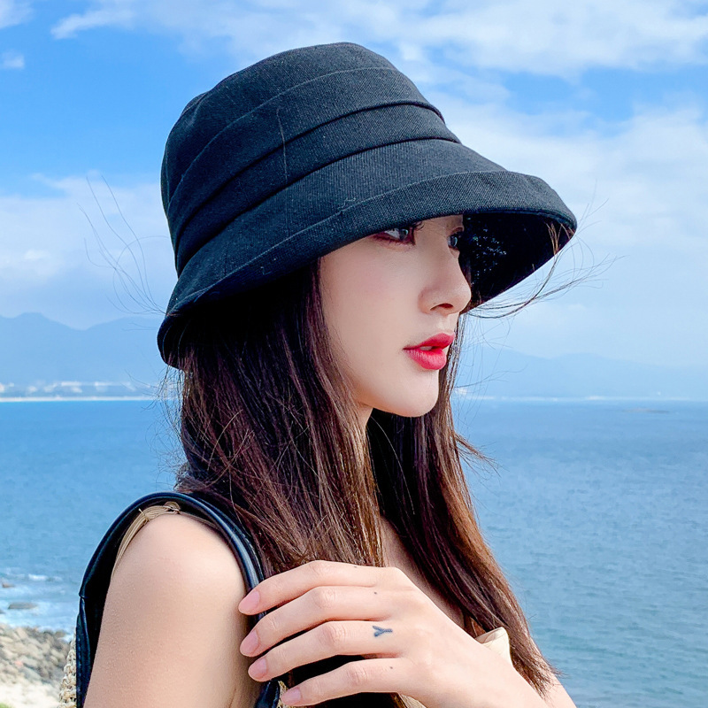 Early spring new style stylish hats for women Japanese-style fisherman hats are versatile. Summer sun protection and shade basin hats are trendy Korean-style sun hats Application Scenario