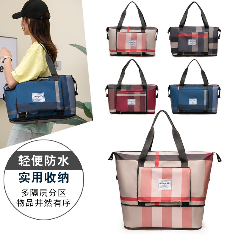 Sports and fitness bags, women's dry and wet separated shoe positions, training yoga bags, large-capacity carry-on luggage bags, outdoor travel bags Application Scenario