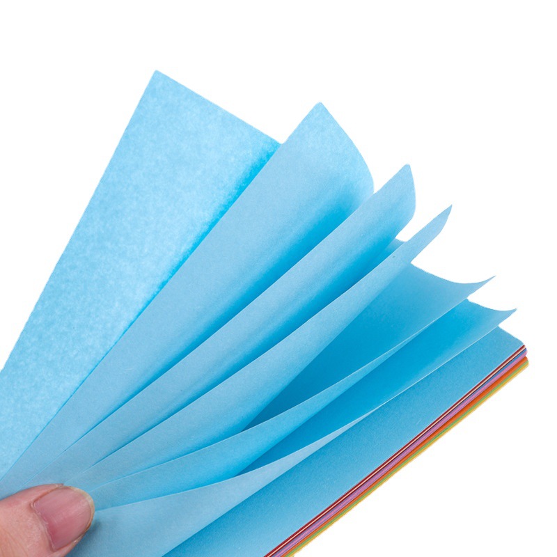 Handmade origami colored paper, handmade colored paper, kindergarten students DIY square origami cranes origami Item Picture