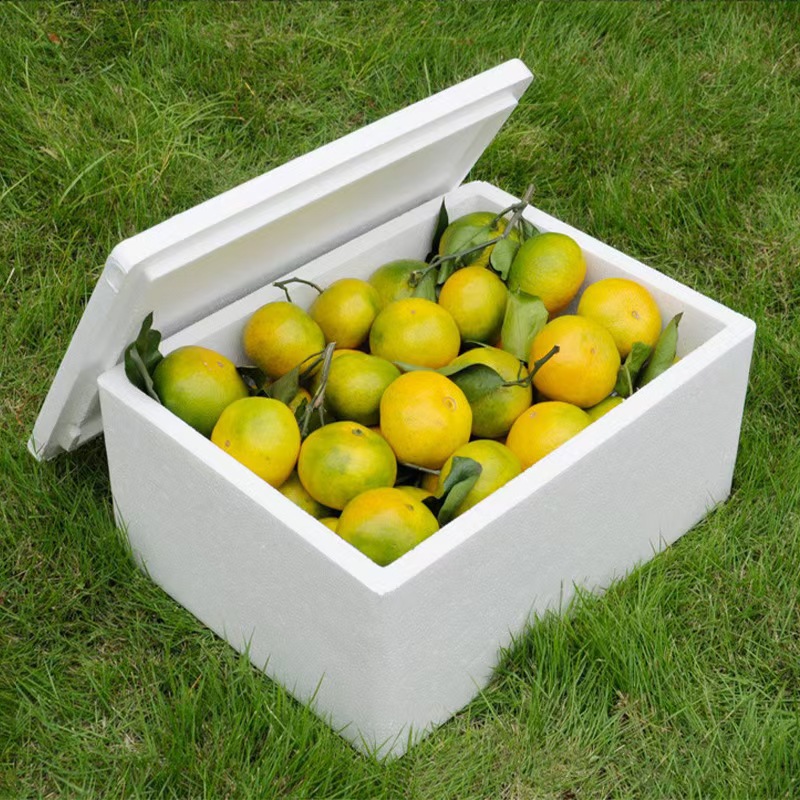 Postal foam boxes, insulated boxes, thickened No. 3 and No. 4 large packaging boxes for fresh vegetables, refrigerated products, e-commerce and express delivery Application Scenario