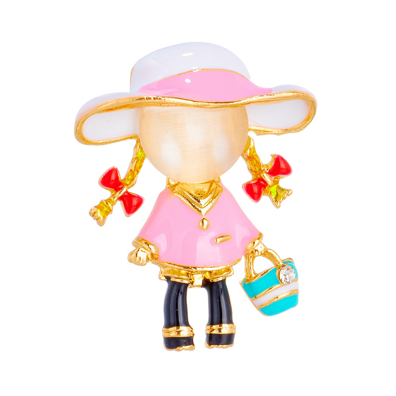 Japanese and Korean creative cloud rainbow water drop sun simulation acrylic decorative brooch, fashionable and versatile clothing corsage pic 38