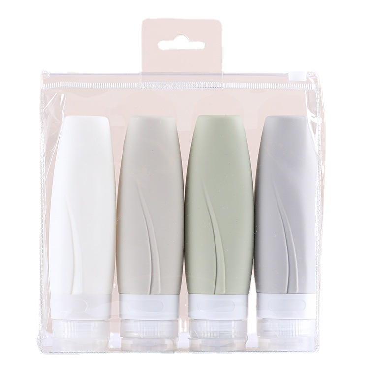 Creative silicone dispensing bottles, portable storage bottles, cosmetics travel set bottles, lotion shampoo silicone bottles Application Scenario