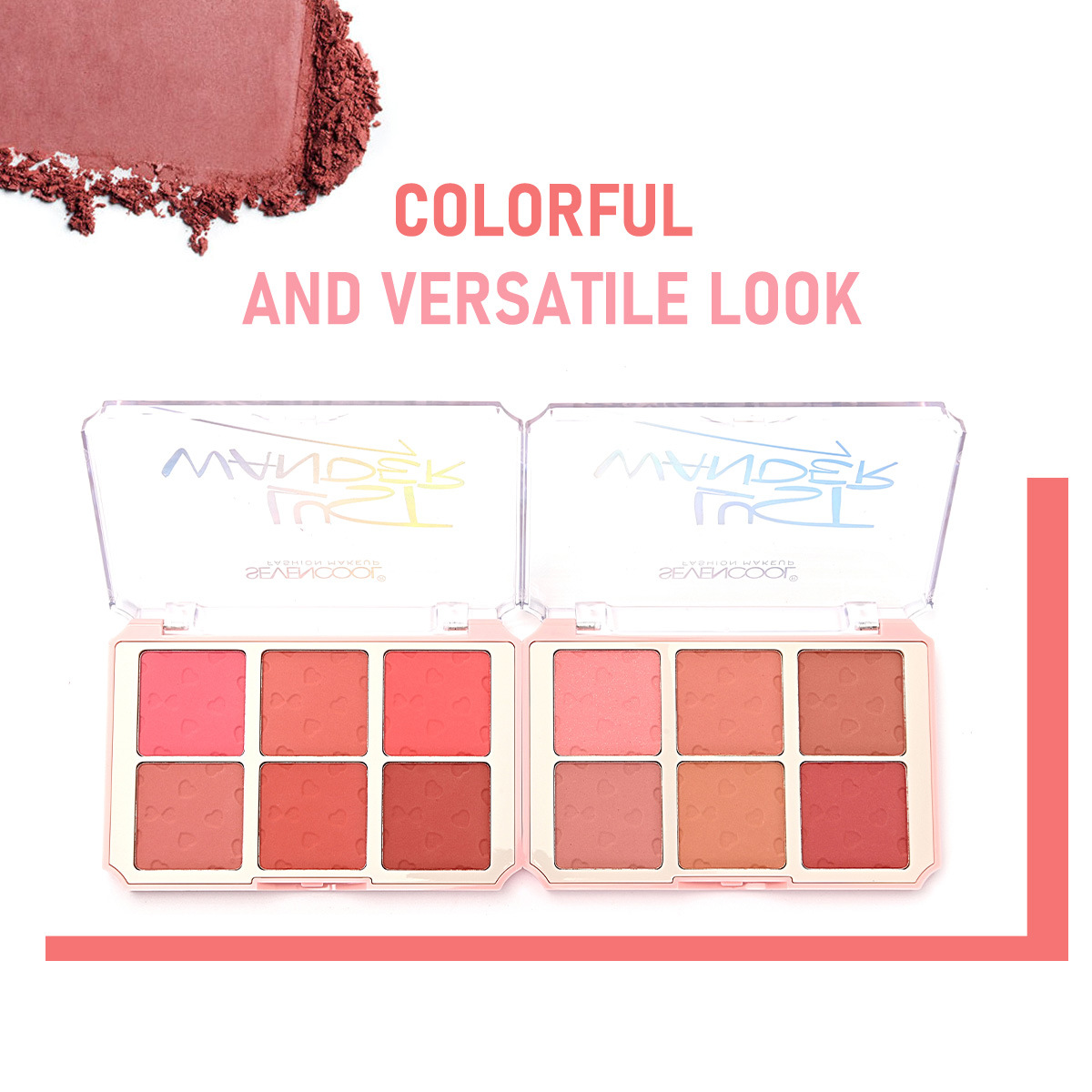 mac/Anylady/腮红/指缘油/beauty白底实物图