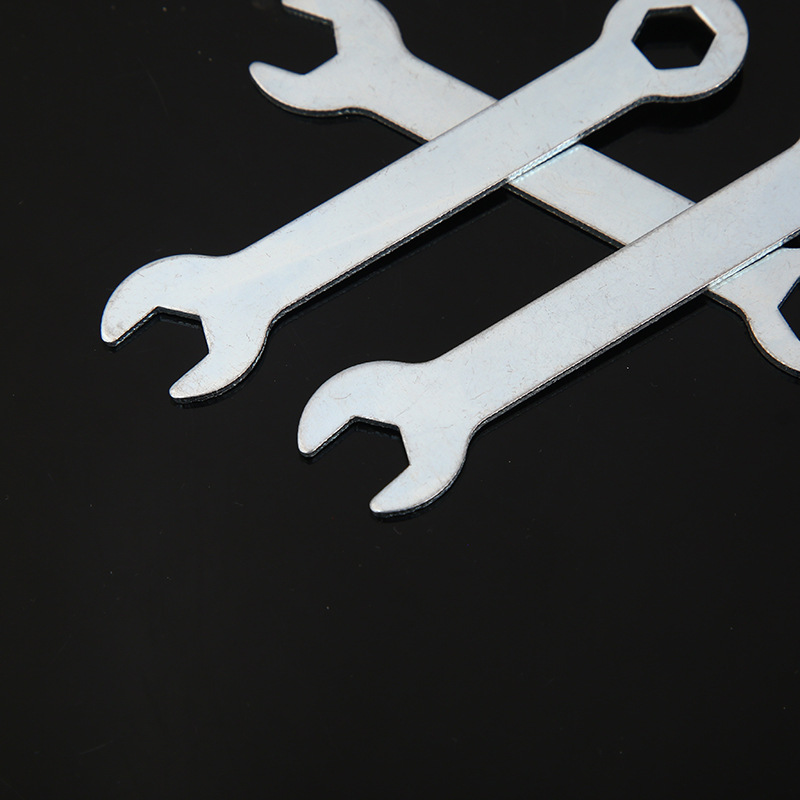 Stamped Iron Open End Wrench Closed Wrench Double-End Tool Dual-Purpose Wrench Bicycle Wrench Specification drawing