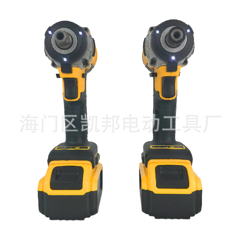 Bison mechanical electric wrench, lithium battery brushless screwdriver, electric wrench, household impact wrench, electric screwdriver, lithium battery tools details Picture