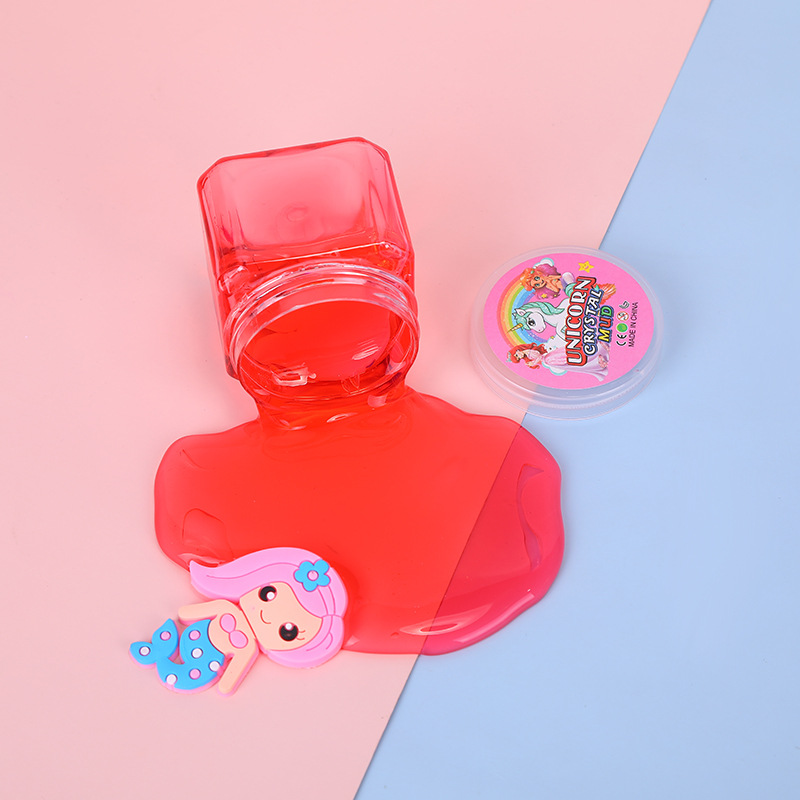 Slime Cross Border Children's Handmade Sand Leather Goods Children's Leisure Creative Toys Safe Non-Toxic Parent-Child Interactive Play Material Plasticine Color Clay Specification drawing