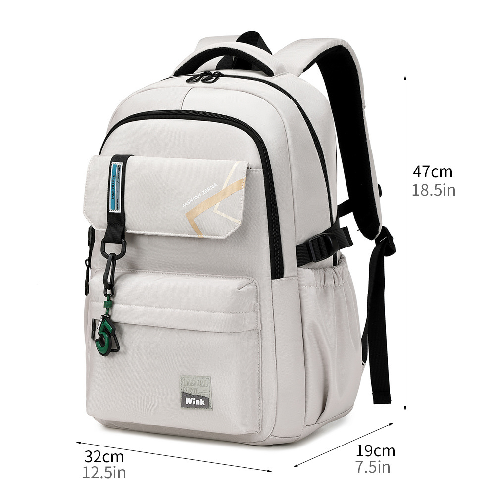 新款双肩包男大容量户外休闲旅行包电脑包男士背包学生书包代发