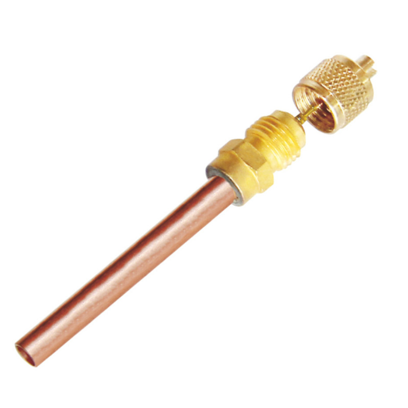 In stock supply of refrigerator liquid filling valve, copper fluorine-filled liquid filling check valve 6.35 needle valve, refrigeration, air conditioning and cold storage accessories Item Picture