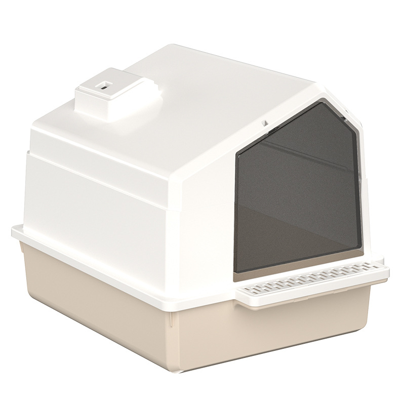 House type fully enclosed cat litter box can be detachable change oversized cat litter box wholesale cat toilet thumbnail