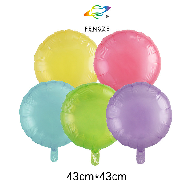 Instagram-style Internet celebrities are popular with transparent jelly, crystal-colored floating air balloons, heart-shaped round balls, and five-pointed star balloons details Picture