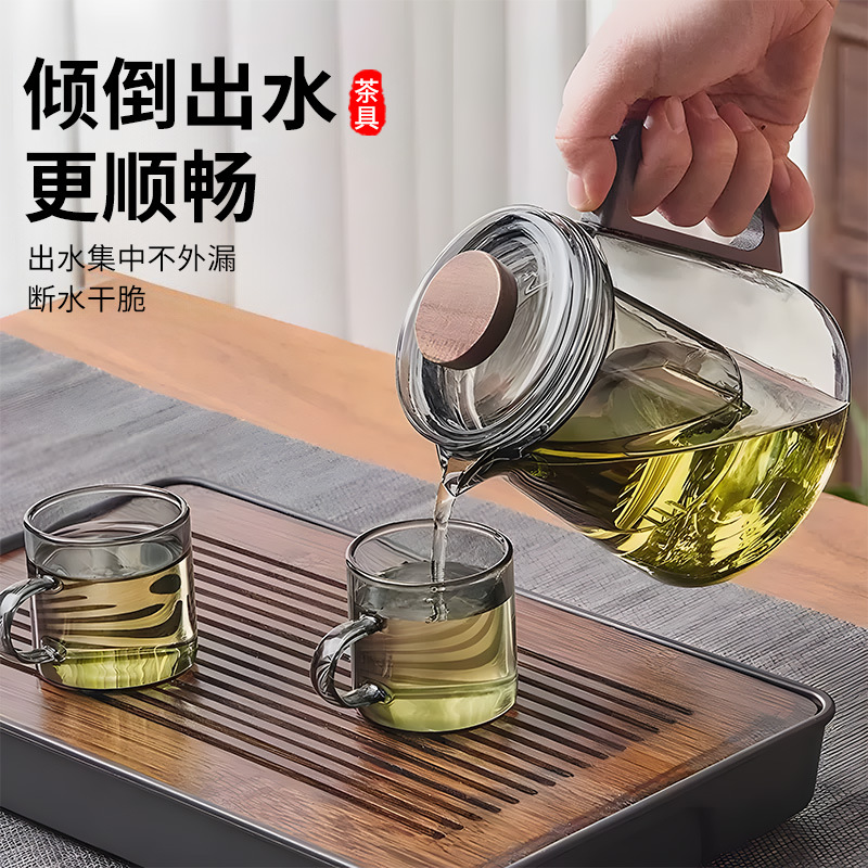 茶壶/陶瓷带盖茶壶/养生壶/电涛炉/陶瓷茶壶大号细节图