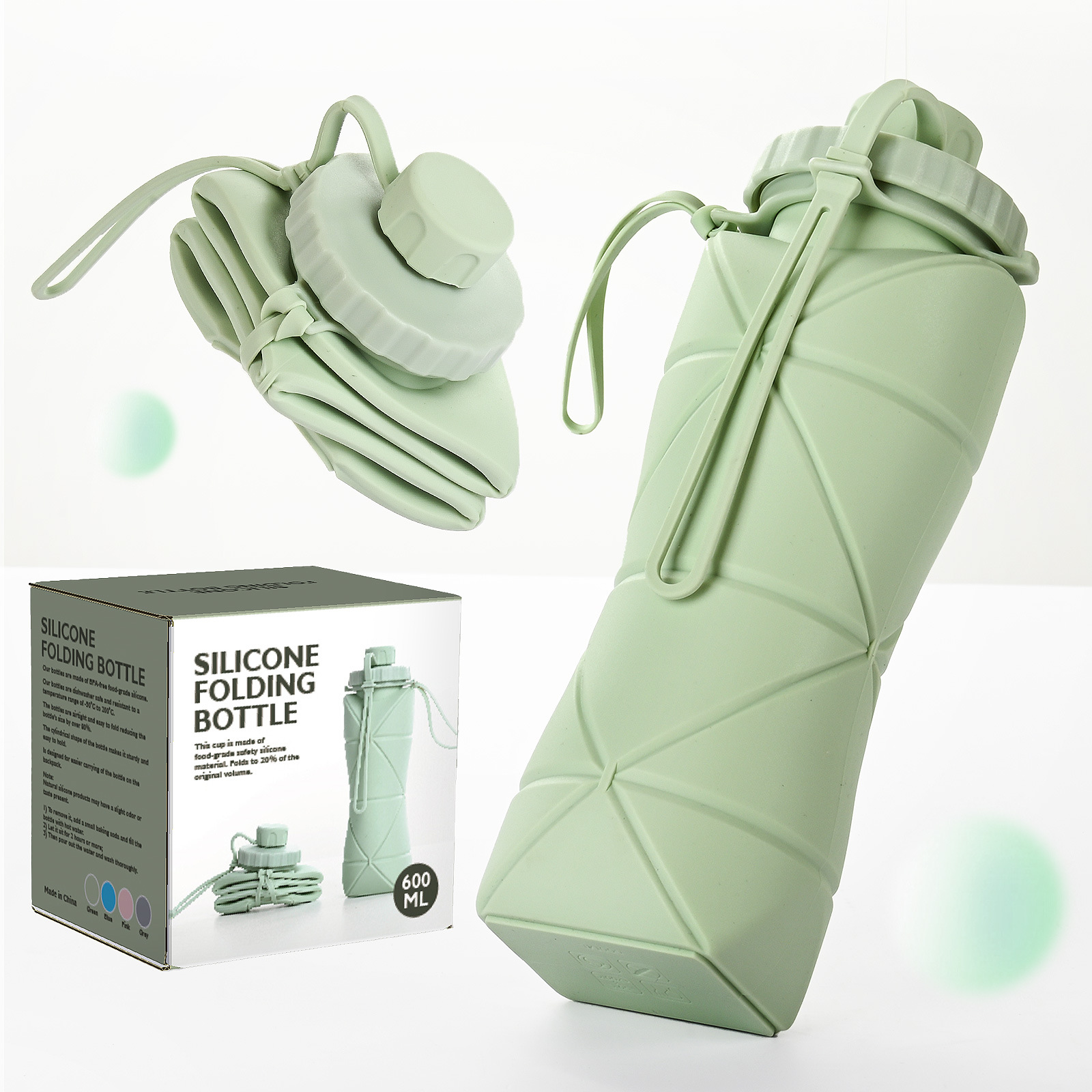 Folding Cup Large Capacity Outdoor Travel Sports Portable Silicone Water Cup High Temperature Food Grade Telescopic Folding Cup Only For Foreign Trade Export Only For Foreign Trade Export Only For Foreign Trade Export Only For Foreign Trade Export Only For Foreign Trade Export Only For Foreign Trade Export Only
