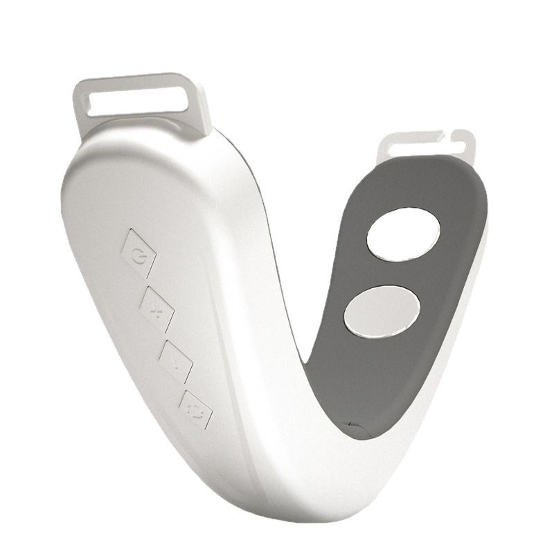 跨境新品脸部仪器微电流脸部按摩器脸部智能美容仪V型脸部按摩器白底实物图