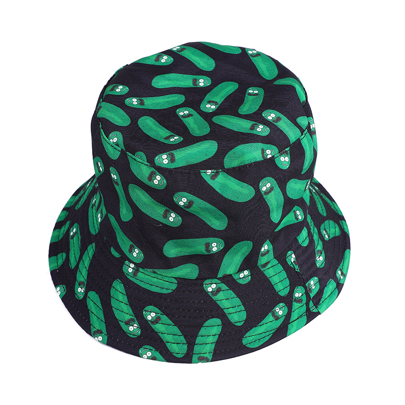 New Fisherman Hat New Printed Children's Hat Boys And Girls Outdoor Everything With Fruit Pattern Personality Sunscreen Basin Hat Item Picture