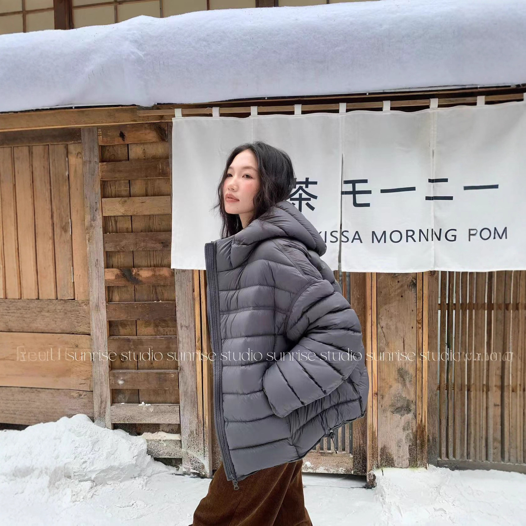 羽绒服实物图