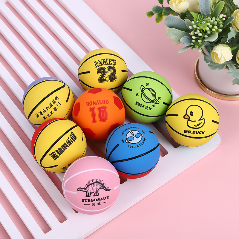 批发儿童弹力球回弹小皮球玩具幼兒園室外迷你塑胶拍拍球橡胶篮球