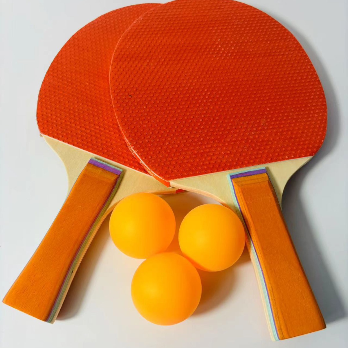 Macgregor 2027 Table Tennis Racket With Mesh Set Table Tennis Racket 2 Sets Of Children's Training Table Tennis Racket Specification drawing