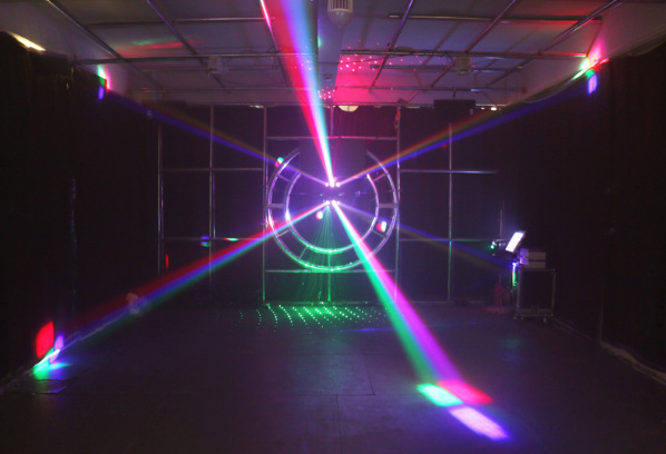 Double-head 12 or 16 beam lights, single-head moving head lights, private room ktv flashlights, stage lights, rotating laser lights Item Picture