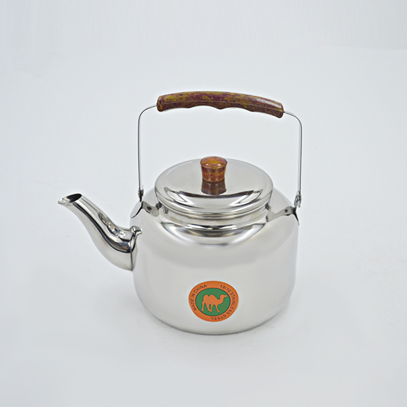 Chaozhou Stainless Steel Non-Magnetic Lily Kettle Kettle Hotel Induction Cooker Gas Stove Universal Kettle Tea Set Large Capacity Specification drawing