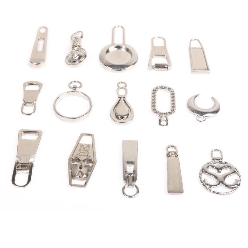New Pattern Pull Piece No. 3 No. 5 Clothing Luggage Metal Pull Piece Locomotive Hook Head Zipper Head Accessories Wholesale details Picture